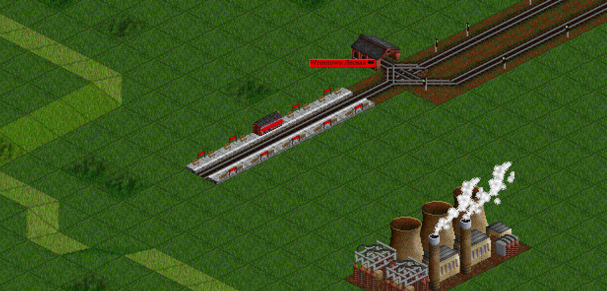 OpenTTD | Building railway stations